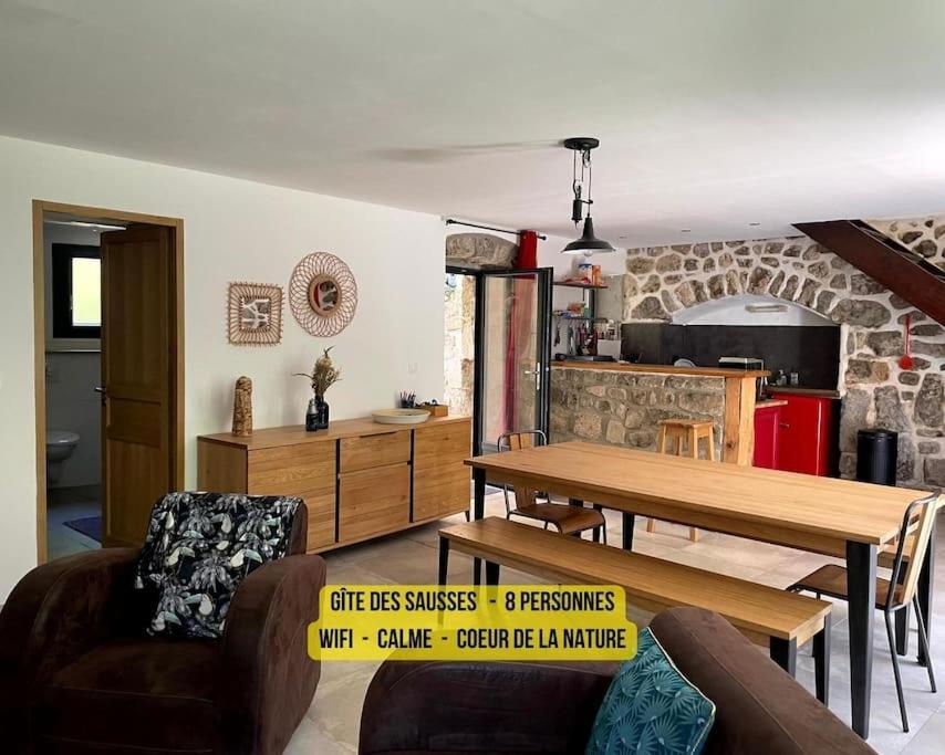 Gîte des Sausses dans une nature préservée Burzet Extérieur photo